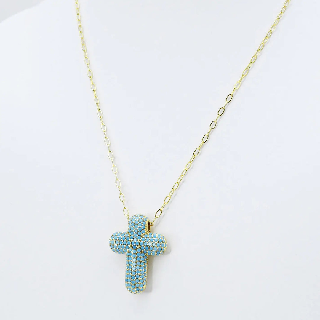 Faithful Glow Turquoise Necklace