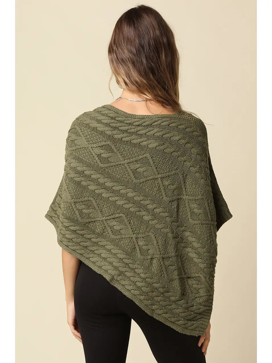 Margo Textured Knit Poncho Top
