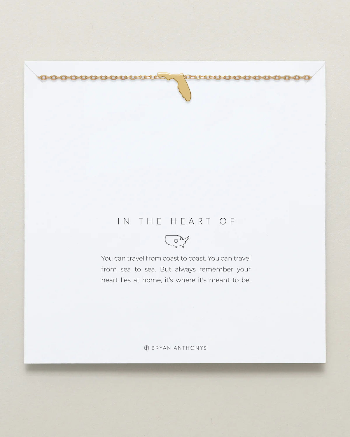 In the Heart of Florida Necklace - Bryan Anthonys