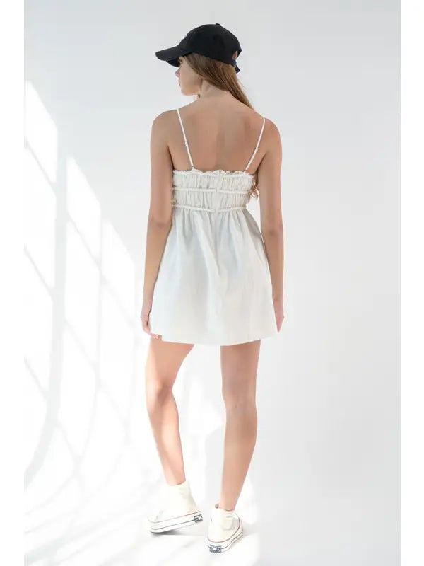 Babydoll Dress in White