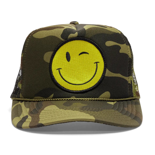 Winky Trucker Hat in Camo