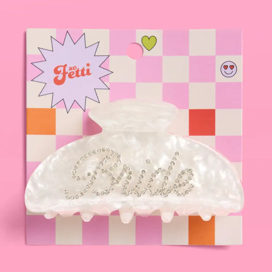 Bride Clip Acrylic Accessory, Bach Party Gift, Bridal Shower