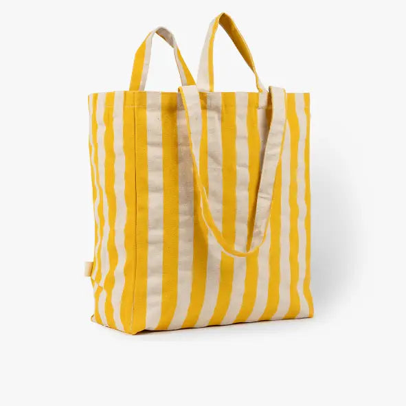 Omom Original Tote Bag - Striped Yellow