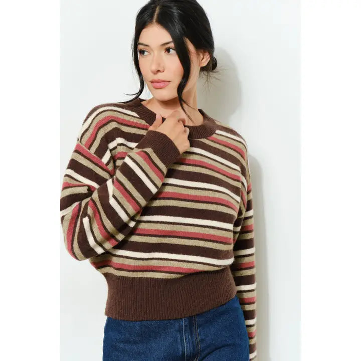 Pat Striped Sweater