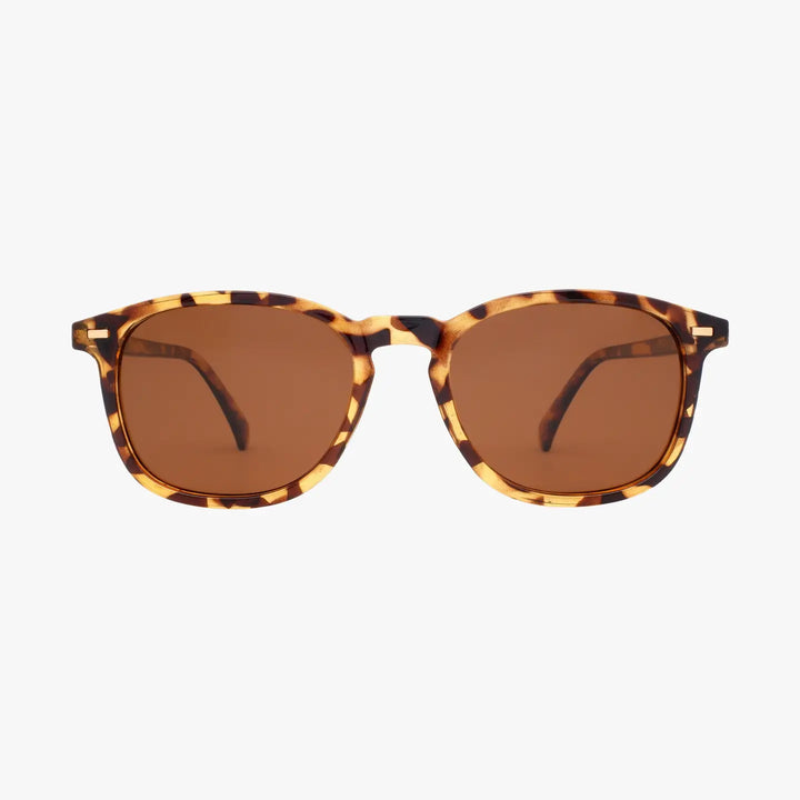 Bean Classic Tort Polarized Unisex Round Classic Sunglasses