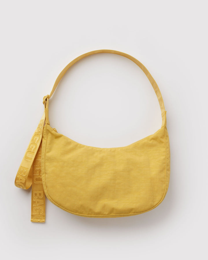 Sunflower Baggu Medium Nylon Crescent Bag