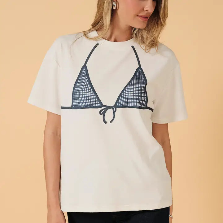 Bikini Top Graphic Tee