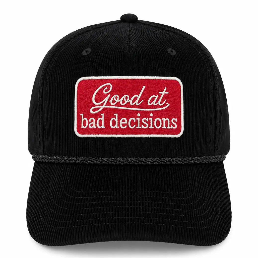 Good At Bad Decisions Trucker Hat