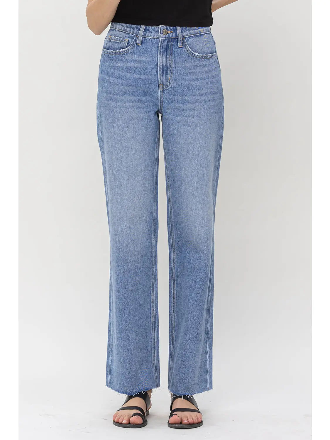90's Vintage Super High Rise Loose Jeans