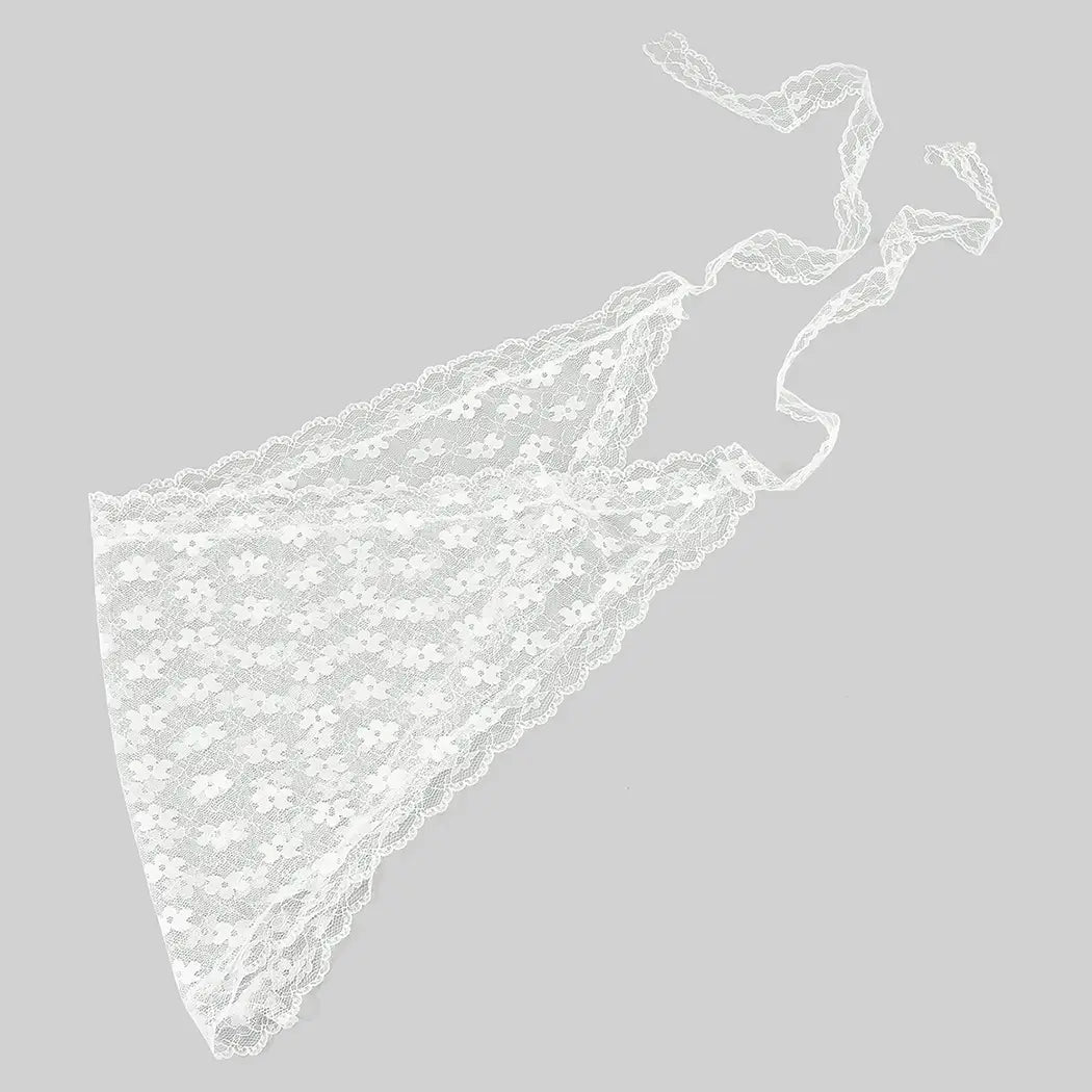 Lacy Floral Pattern Wrap Accessory