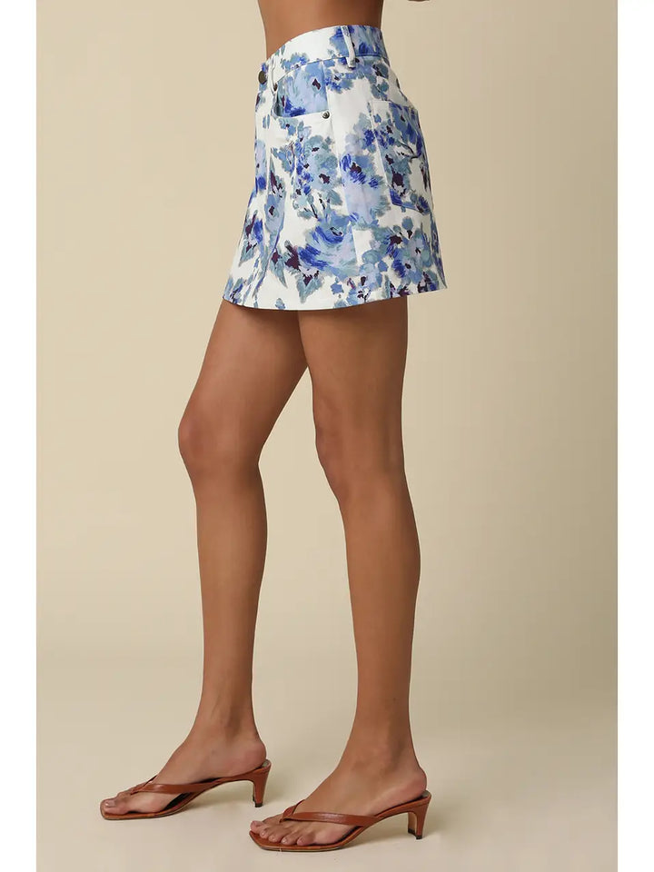 Kirsten Floral Mini Skirt