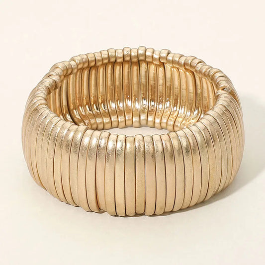 Metal Bar Stretch Bracelet