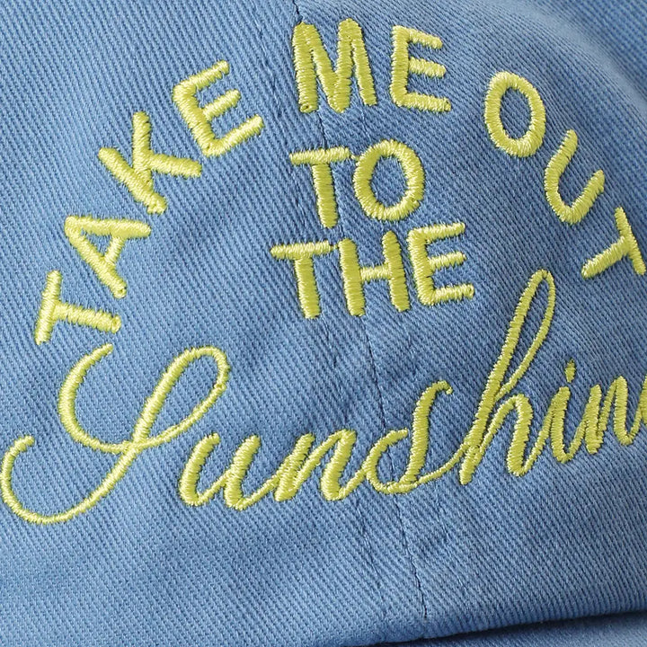 Take Me Out To the Sunshine Embroidered Baseball Cap