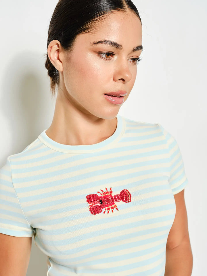 Lobster Beaded Tee