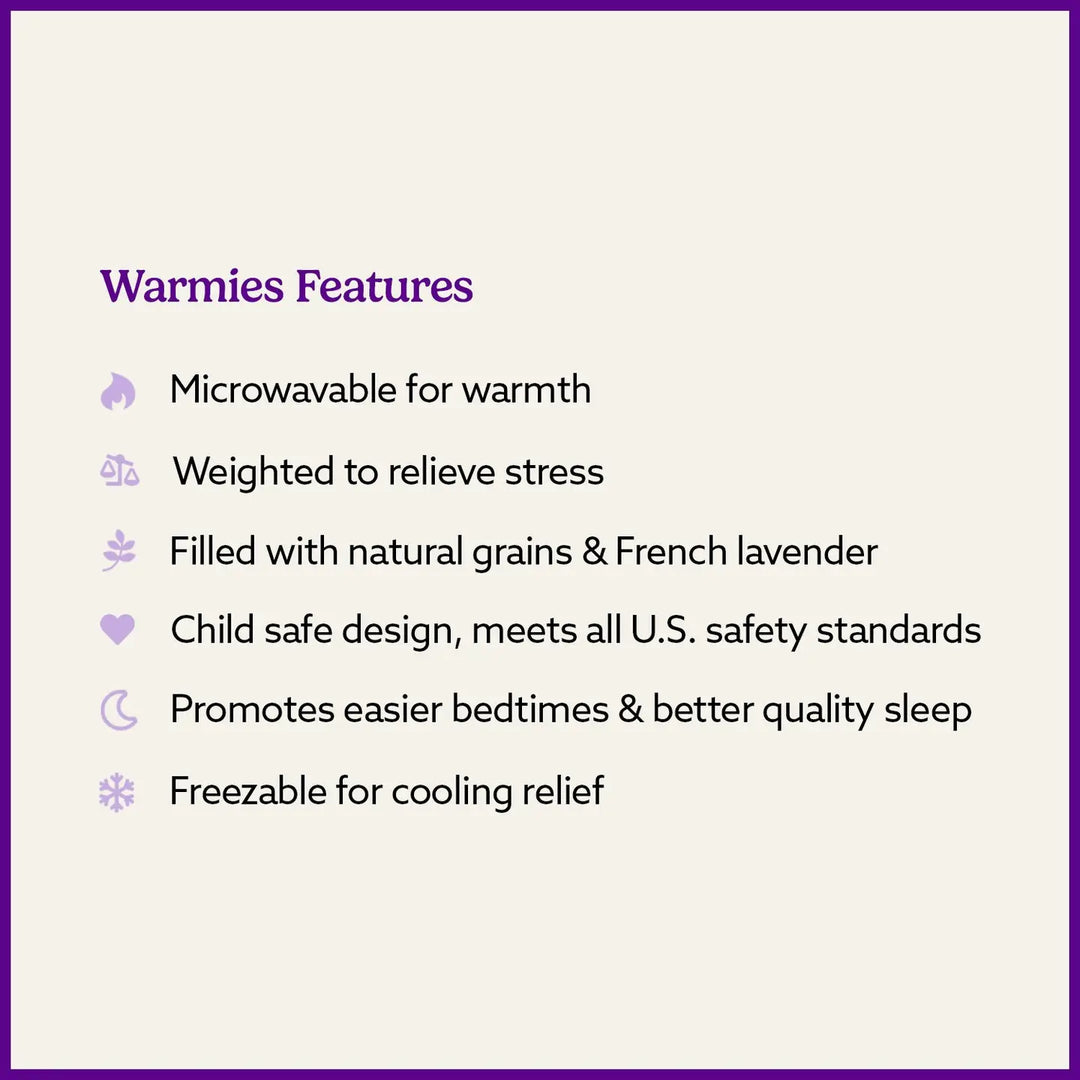 Mallard Warmies Heatable Plushie Lavender Scented Weighted