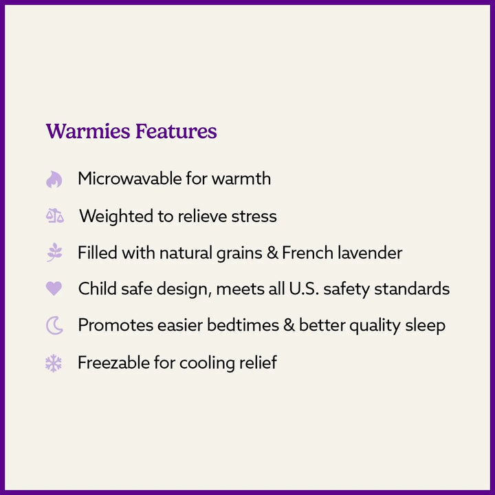 Mallard Warmies Heatable Plushie Lavender Scented Weighted