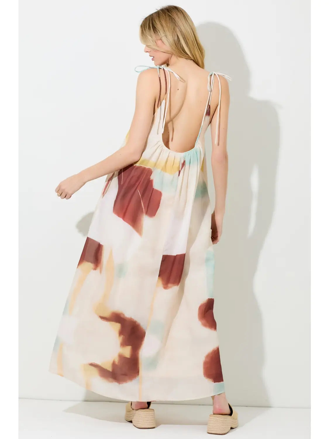 Watercolor Maxi Dress