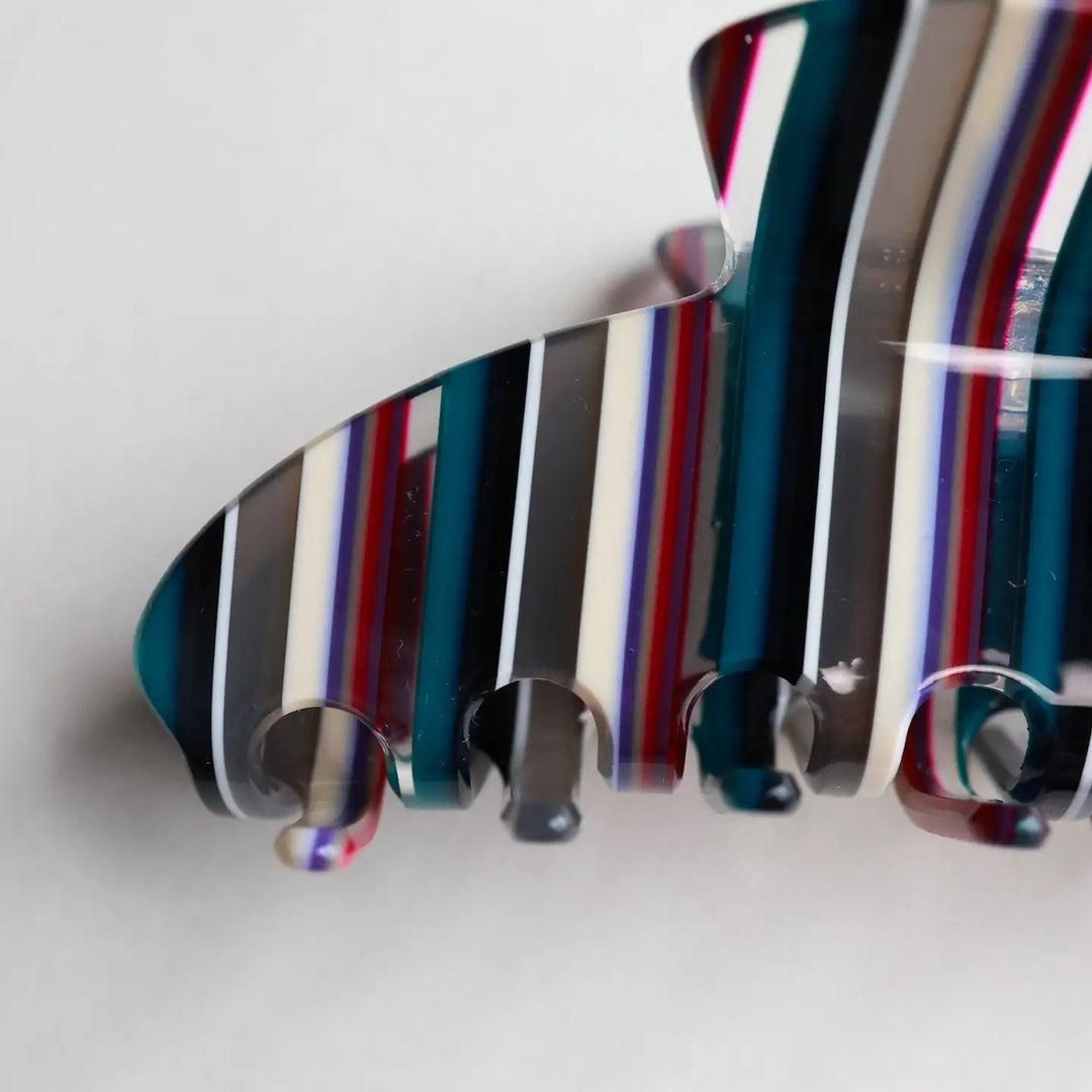 The Berry Stripe Clip
