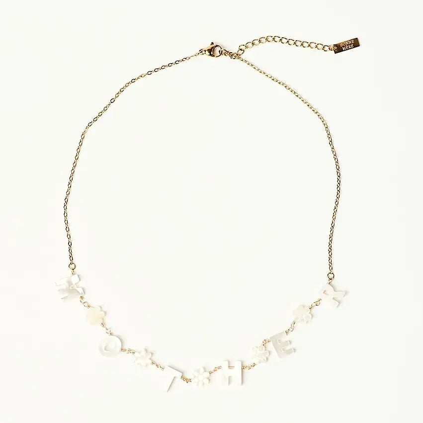 Mother Necklace - Gold + Pearl