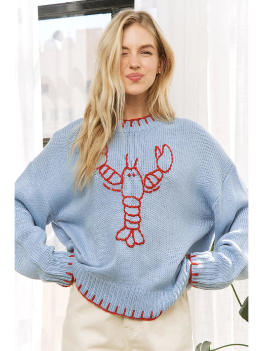 Lobster Casual Pullover Sweater