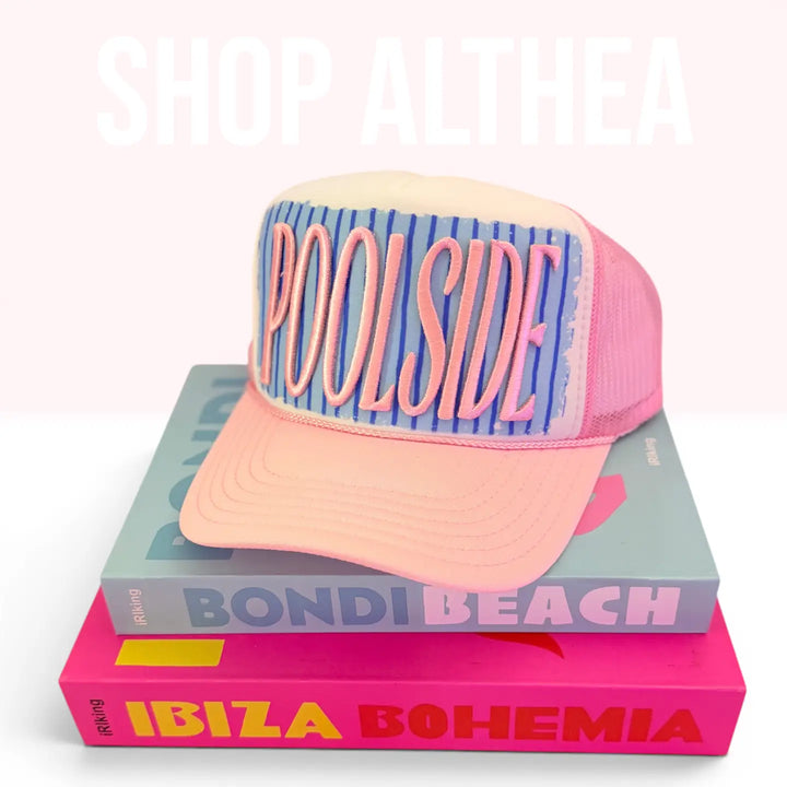Poolside Puff Thread Foam Trucker Hat