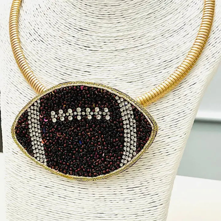 Football Collar Necklace
