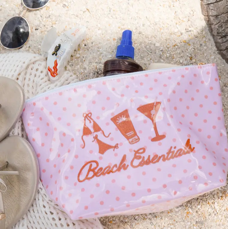 Beach Essentials - Clear Coat Bag