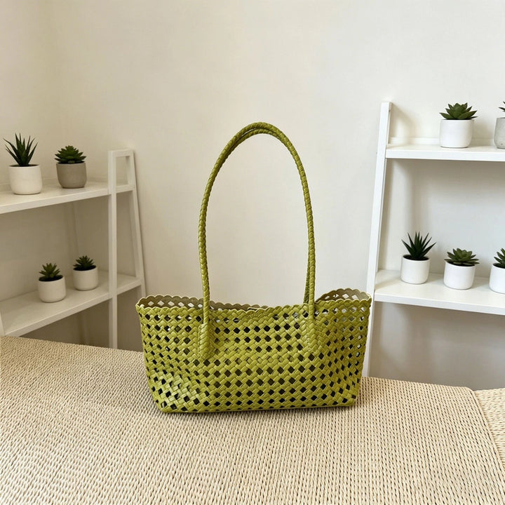 Minimalist Hollow Out Woven Beach Shoulder Bag