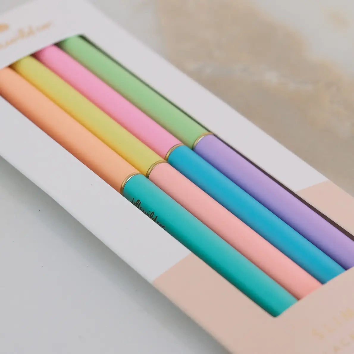 Slim Pens Set of Four | Duo-Tone Neons