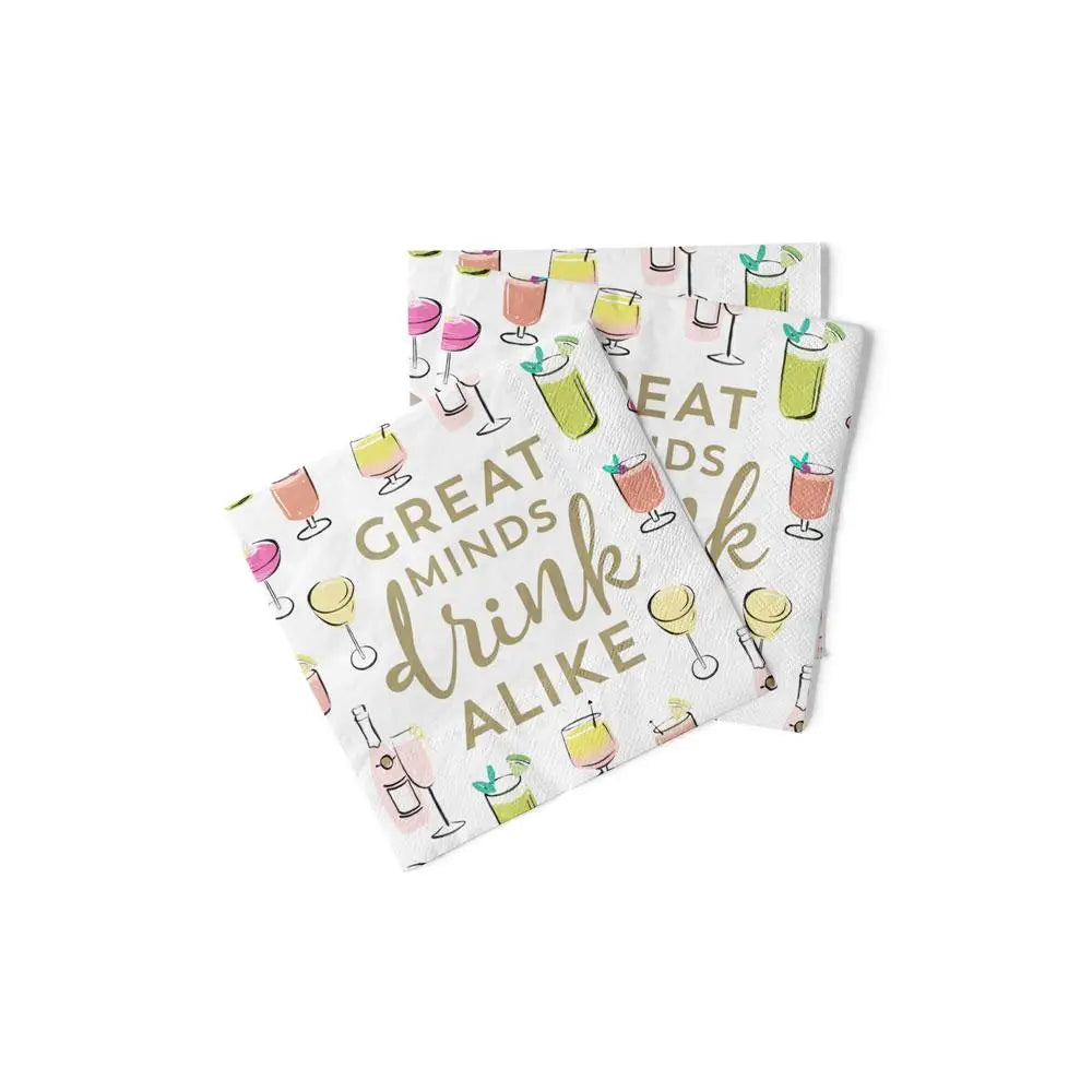 Great Minds Drink Alike - Cocktail Napkins