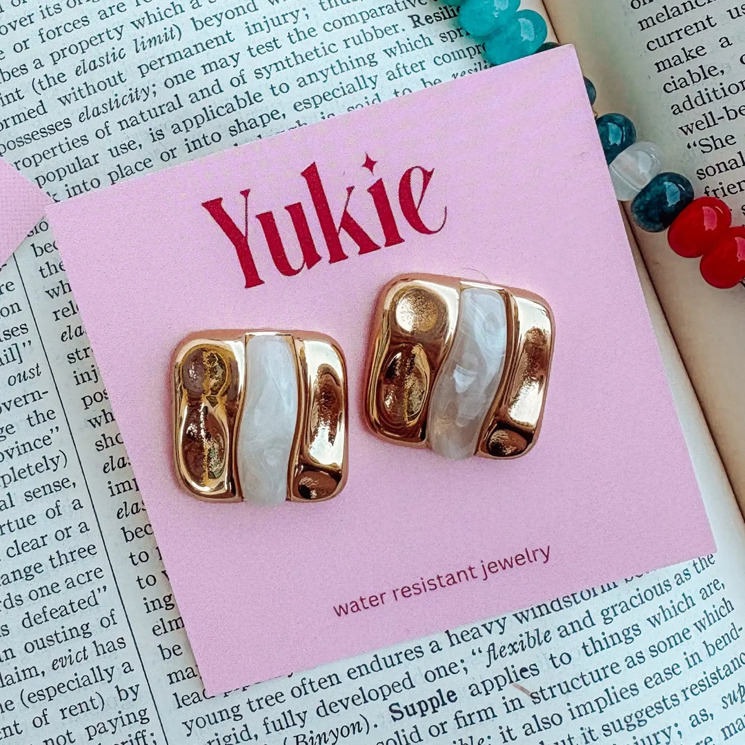 Judy's Gems Square Earring