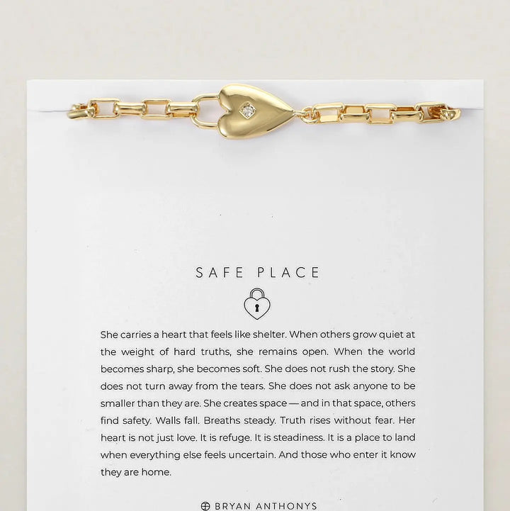 Safe Place Heart Bracelet - Bryan Anthony's