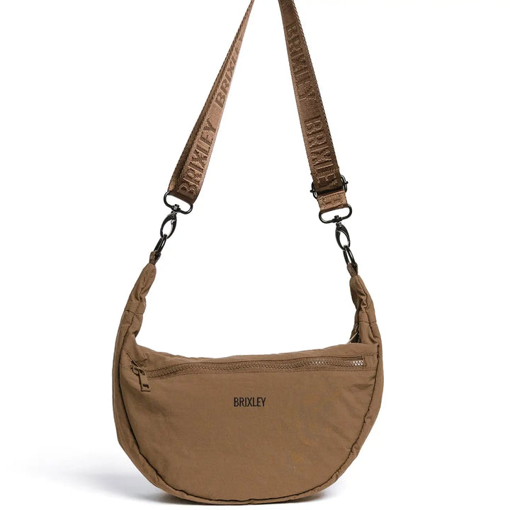 Mocha Crescent Bag | Brixley