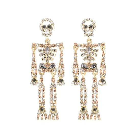 Skeleton Statement Earrings