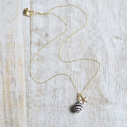 Pyrene Shell & Starfish Necklace