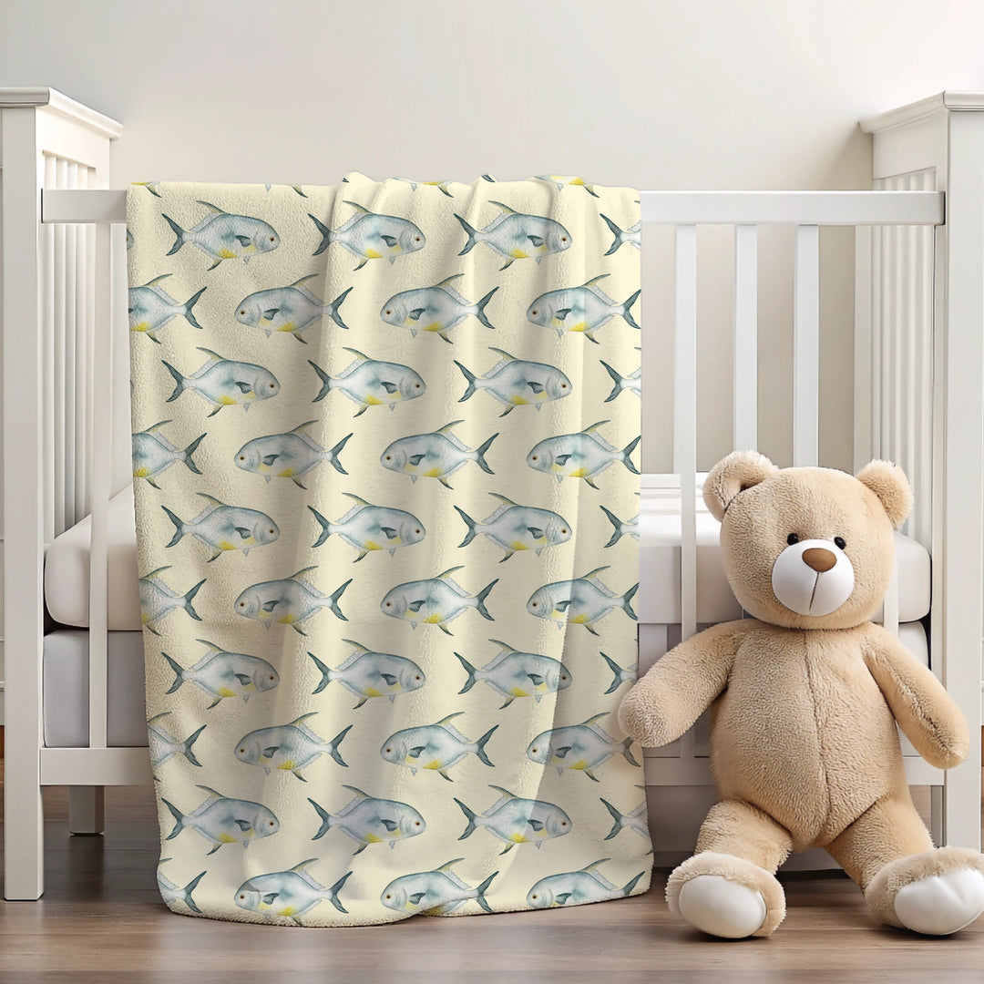 Permit 30x40 Sherpa-Backed Minky Blanket