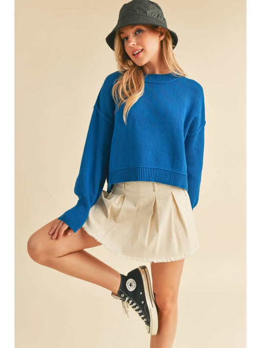 Cobalt Pullover Sweater