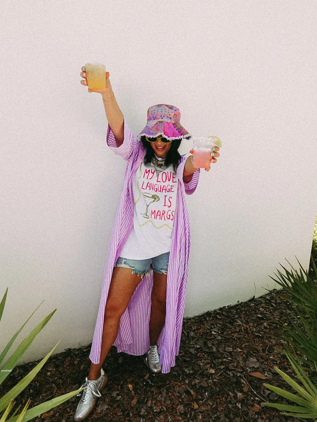 My Love Language Is Margs Graphic Tee - White