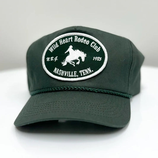 Premium Rodeo Cowboy Trucker Hat Wild Heart Rodeo Club