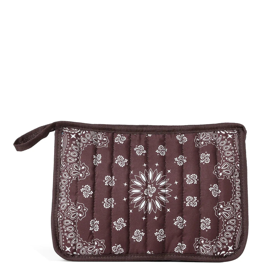 Bandana Print Pouch - Beau Brown