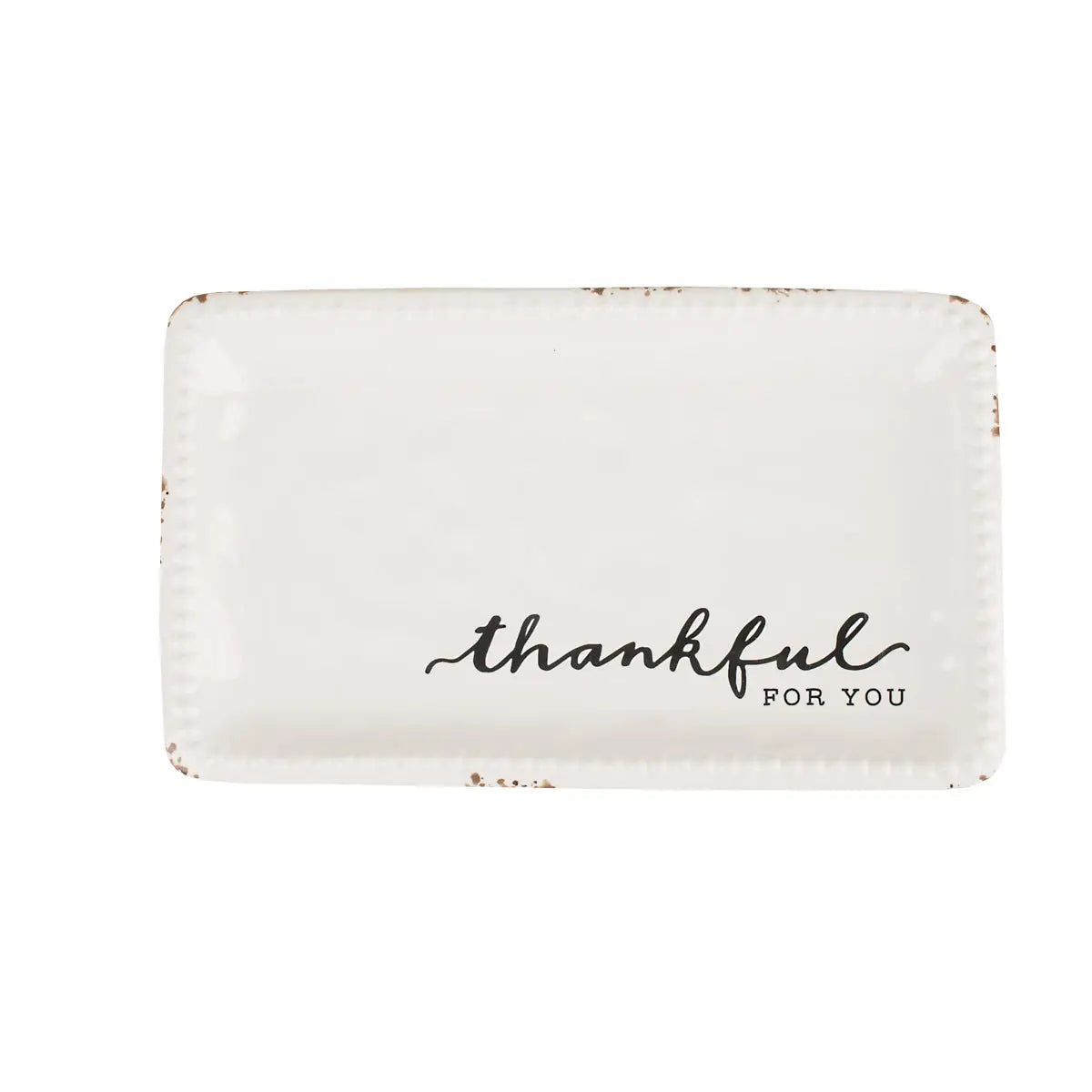 Thankful For You Trinket Tray - Fall Decor