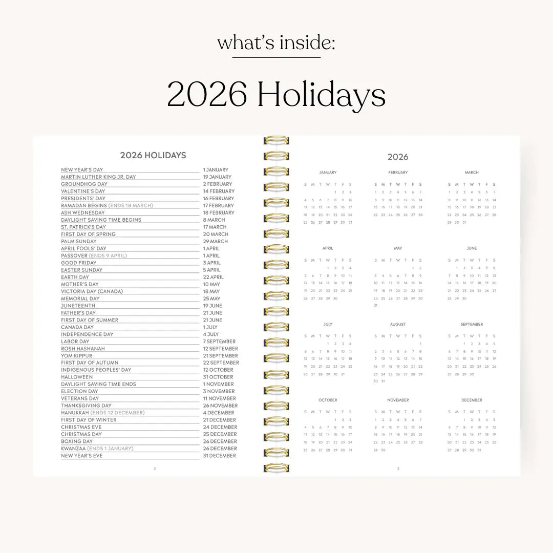 Forget Me Nots 2027 Yearly Planner