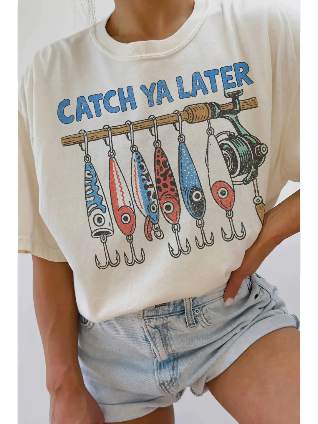 Catch Ya Later Oversized Tee