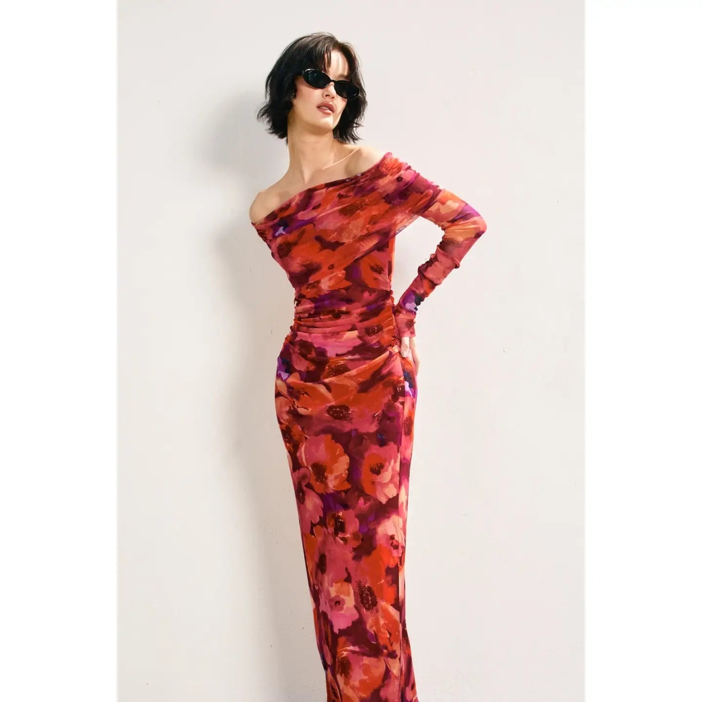 Ember Sands Off the Shoulder Dress