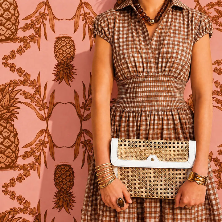 French Quarter Clutch- White