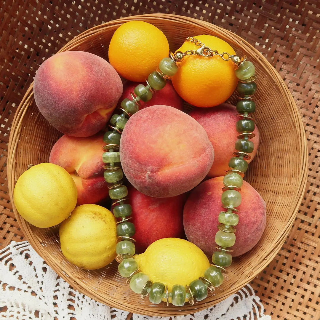 Caroline Beaded Necklace : Hypoallergenic and Water Resistant