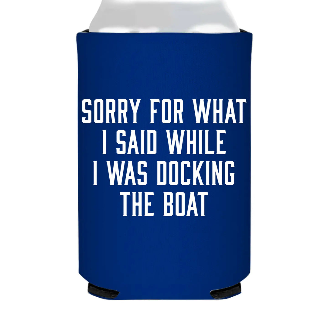 Boat Docking Can Cooler - Summer