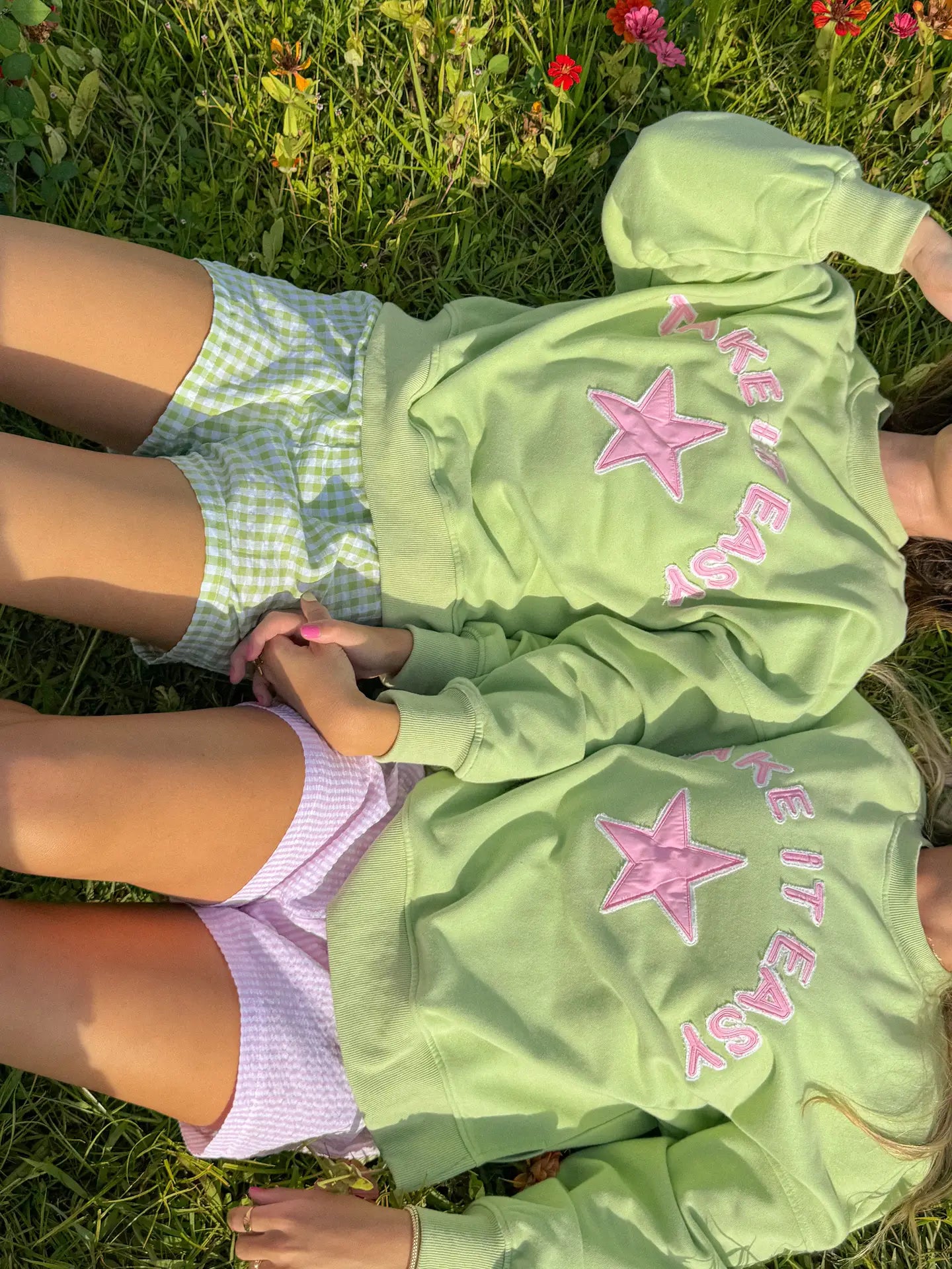 Take It Easy Boxy Crewneck - The Beach Club