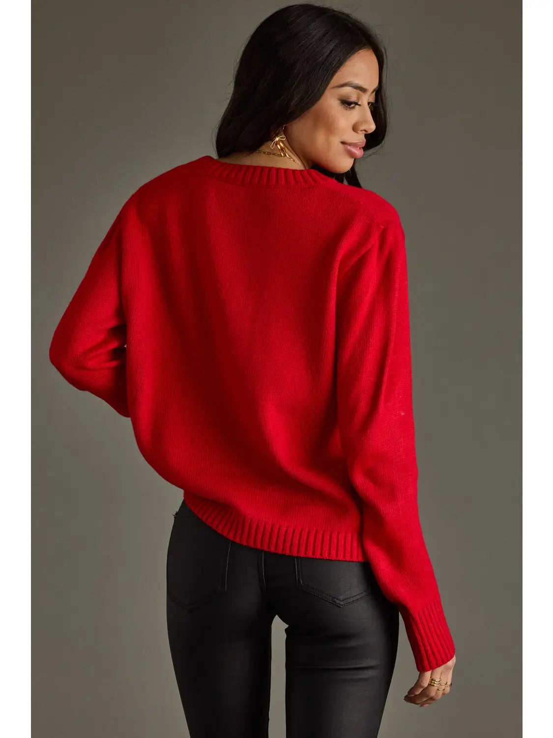 Red & Green Happy Holidays Sweater