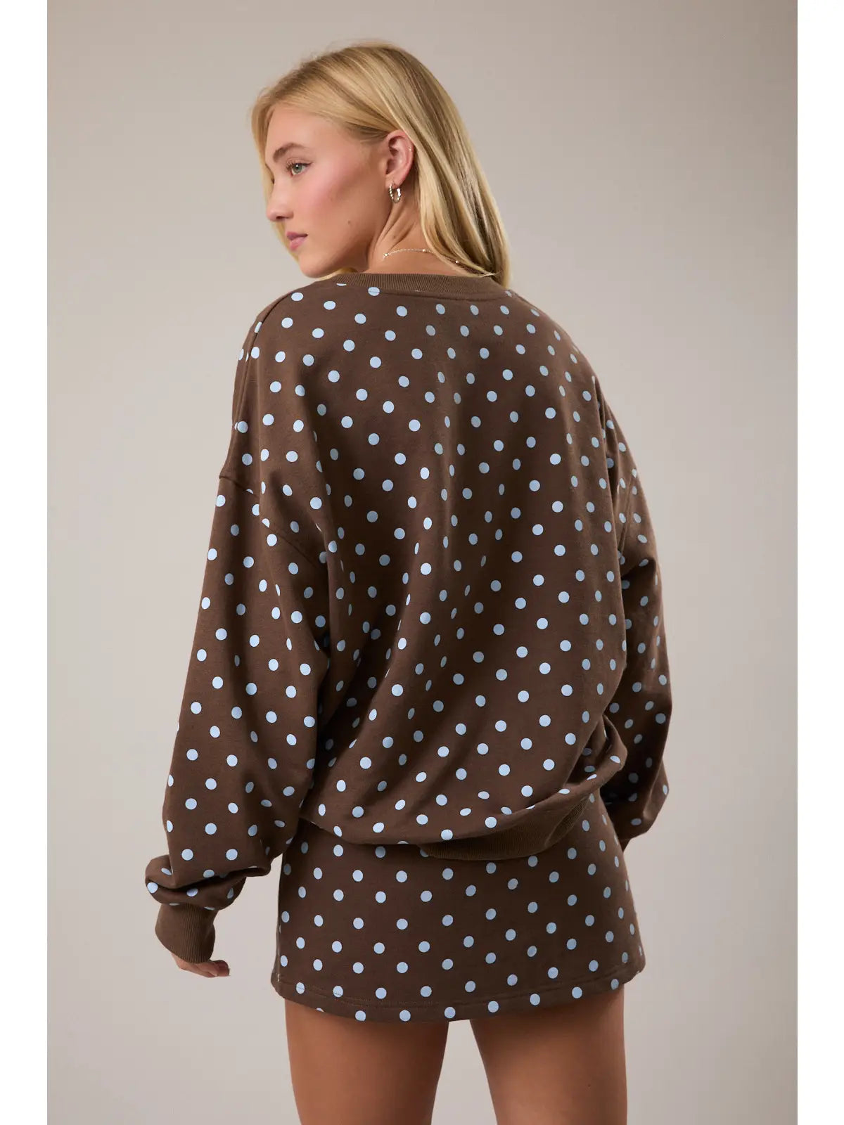 "Trust the Process" Embo Long Sleeve Crew Neck Oversized